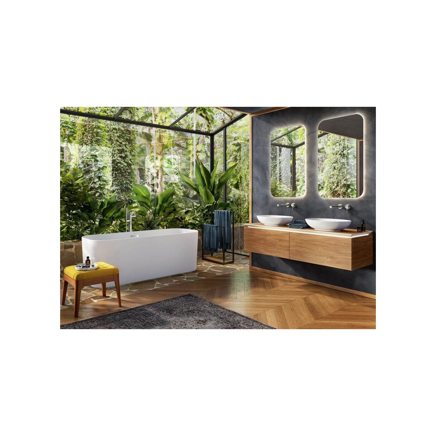 Umywalka Nablatowa Loop&Friends 62x42 Weiss Alpin 4A480101 Villeroy&Boch