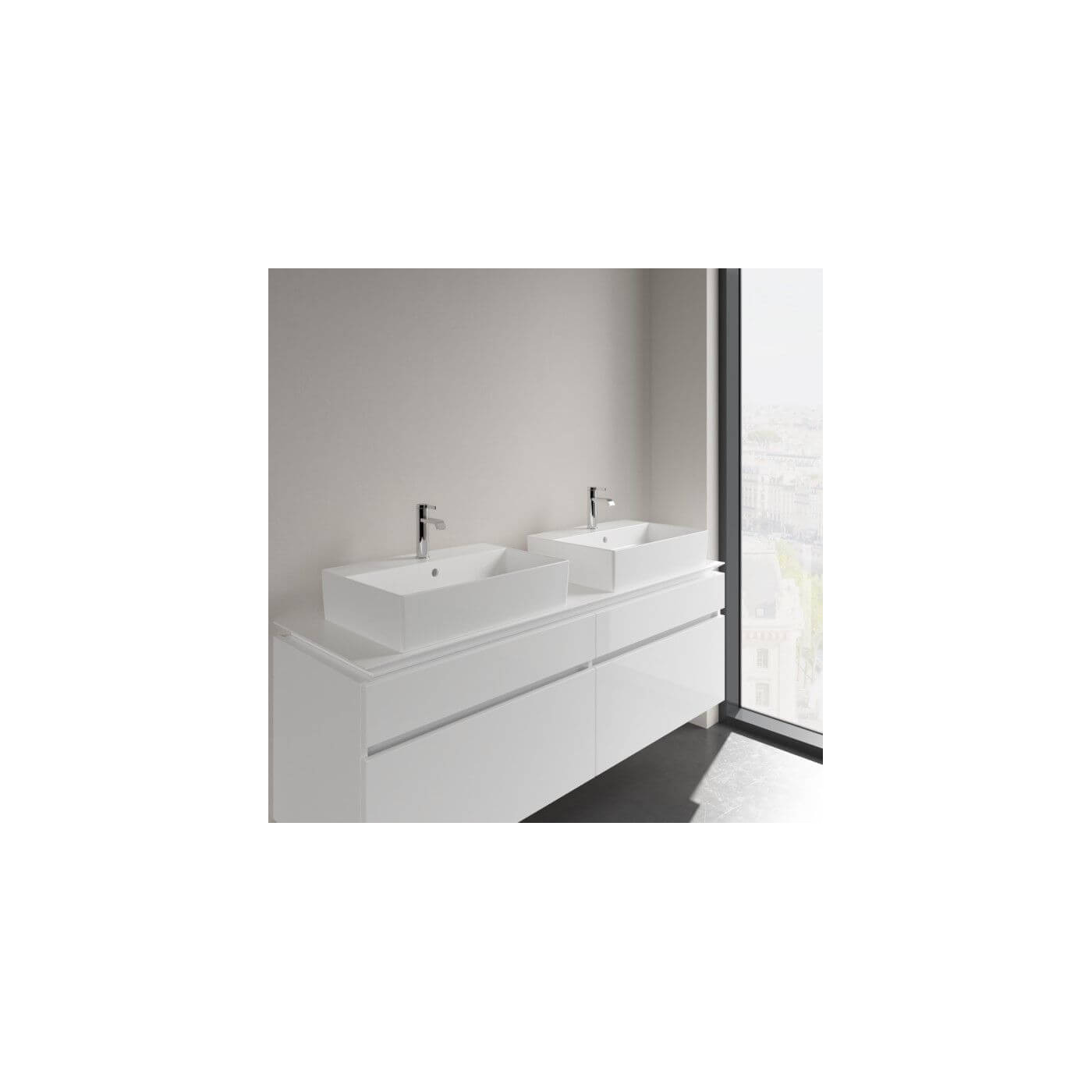 Umywalka Nablatowa Memento 2.0 60x42 Weiss Alpin 4A226G01 Villeroy&Boch