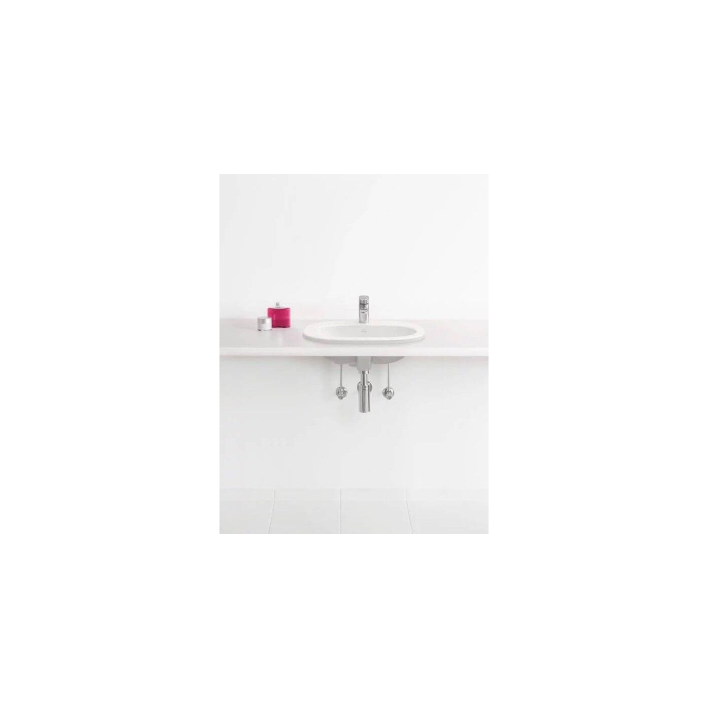 Umywalka Wpuszczana W Blat O.Novo 56x40 CeramicPlus Weiss Alpin 416156R1 Villeroy&Boch