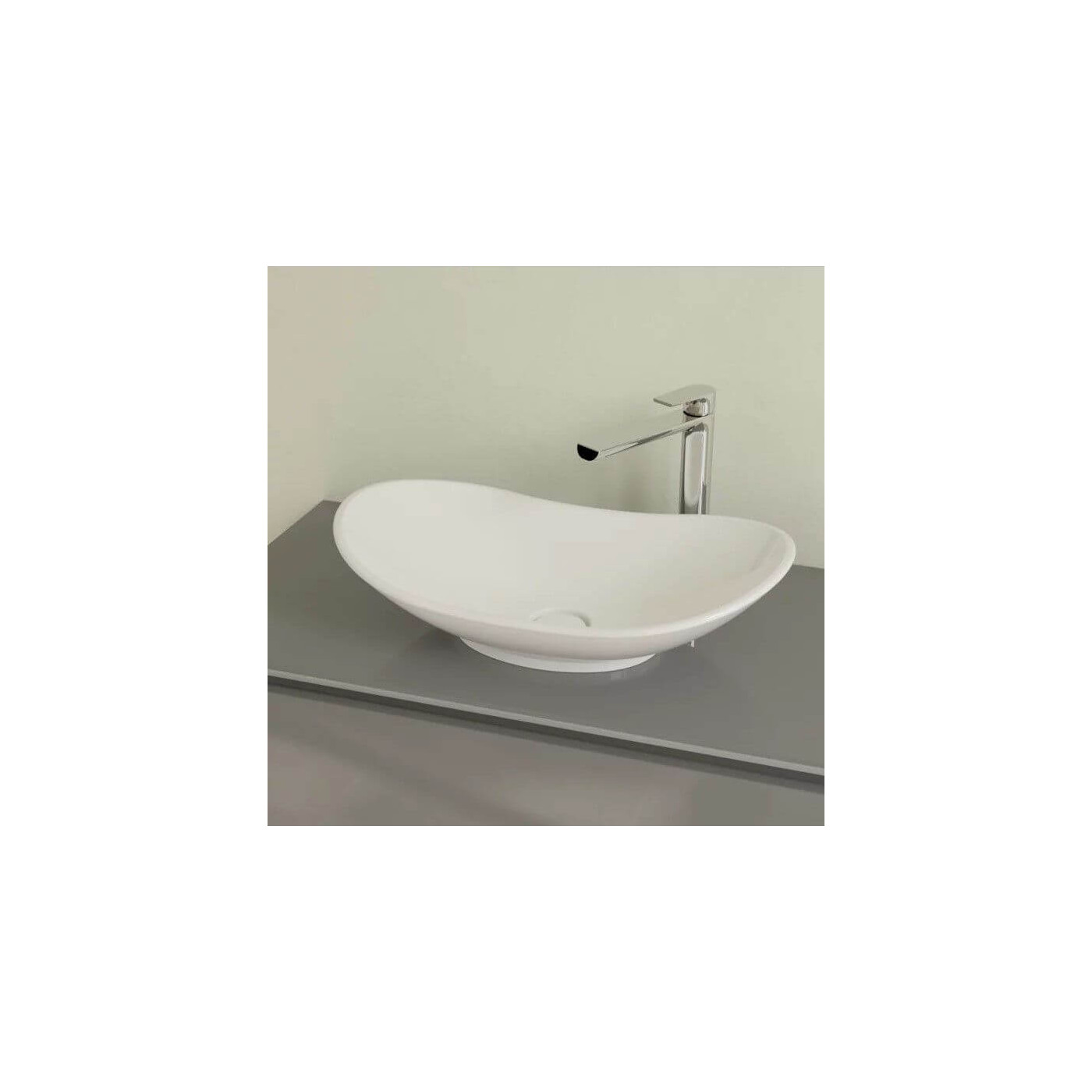 Umywalka Nablatowa My Nature 61x36 CeramicPlus Weiss Alpin 411060R1 Villeroy&Boch
