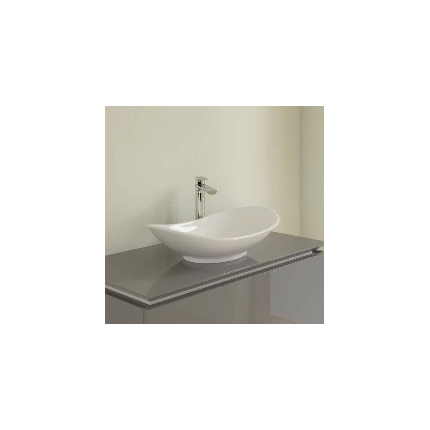 Umywalka Nablatowa My Nature 61x36 CeramicPlus Weiss Alpin 411060R1 Villeroy&Boch