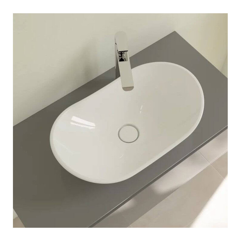 Umywalka Nablatowa My Nature 61x36 CeramicPlus Weiss Alpin 411060R1 Villeroy&Boch