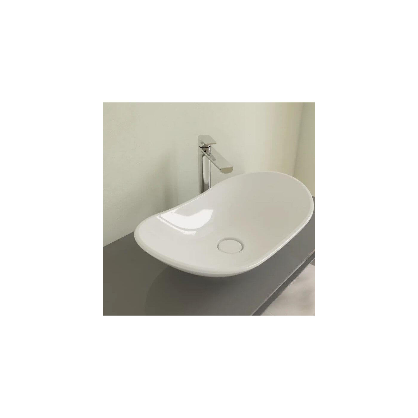 Umywalka Nablatowa My Nature 61x36 CeramicPlus Weiss Alpin 411060R1 Villeroy&Boch