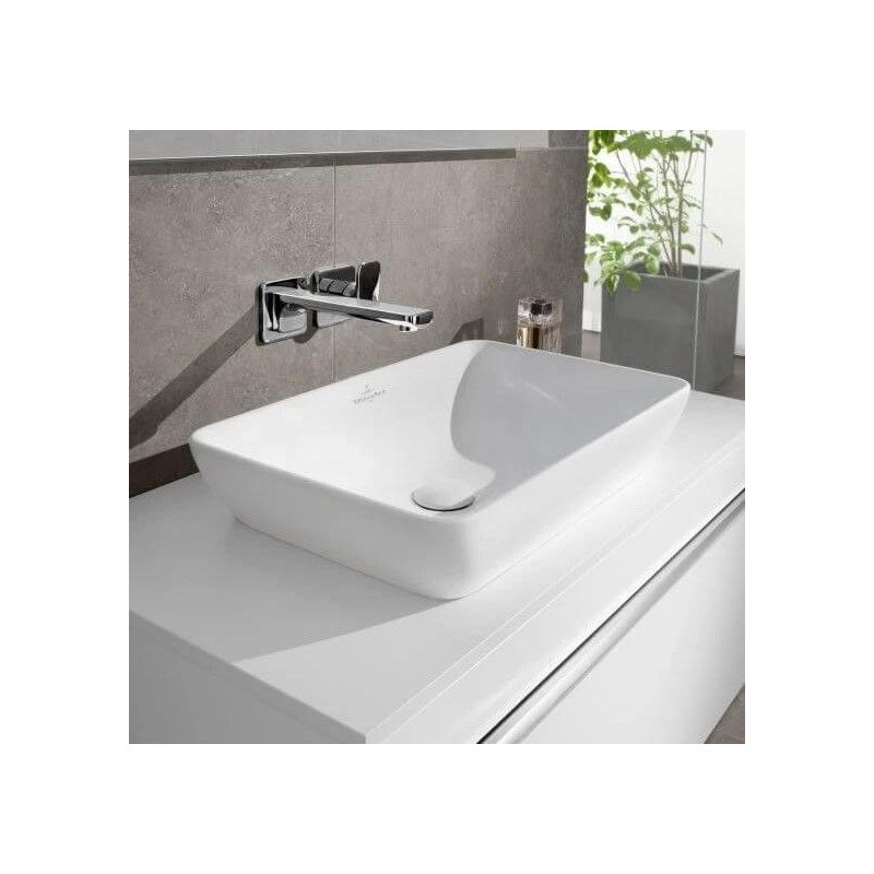 Umywalka Nablatowa Venticello 55x36 CeramicPlus Weiss Alpin 411355R1 Villeroy&Boch