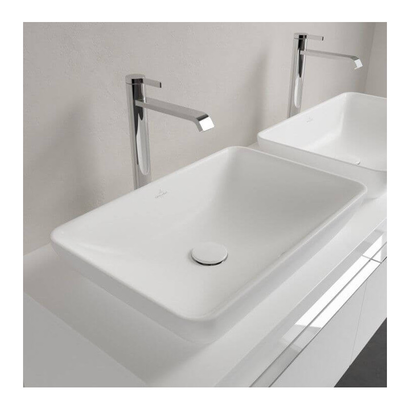 Umywalka Nablatowa Venticello 55x36 CeramicPlus Weiss Alpin 411355R1 Villeroy&Boch