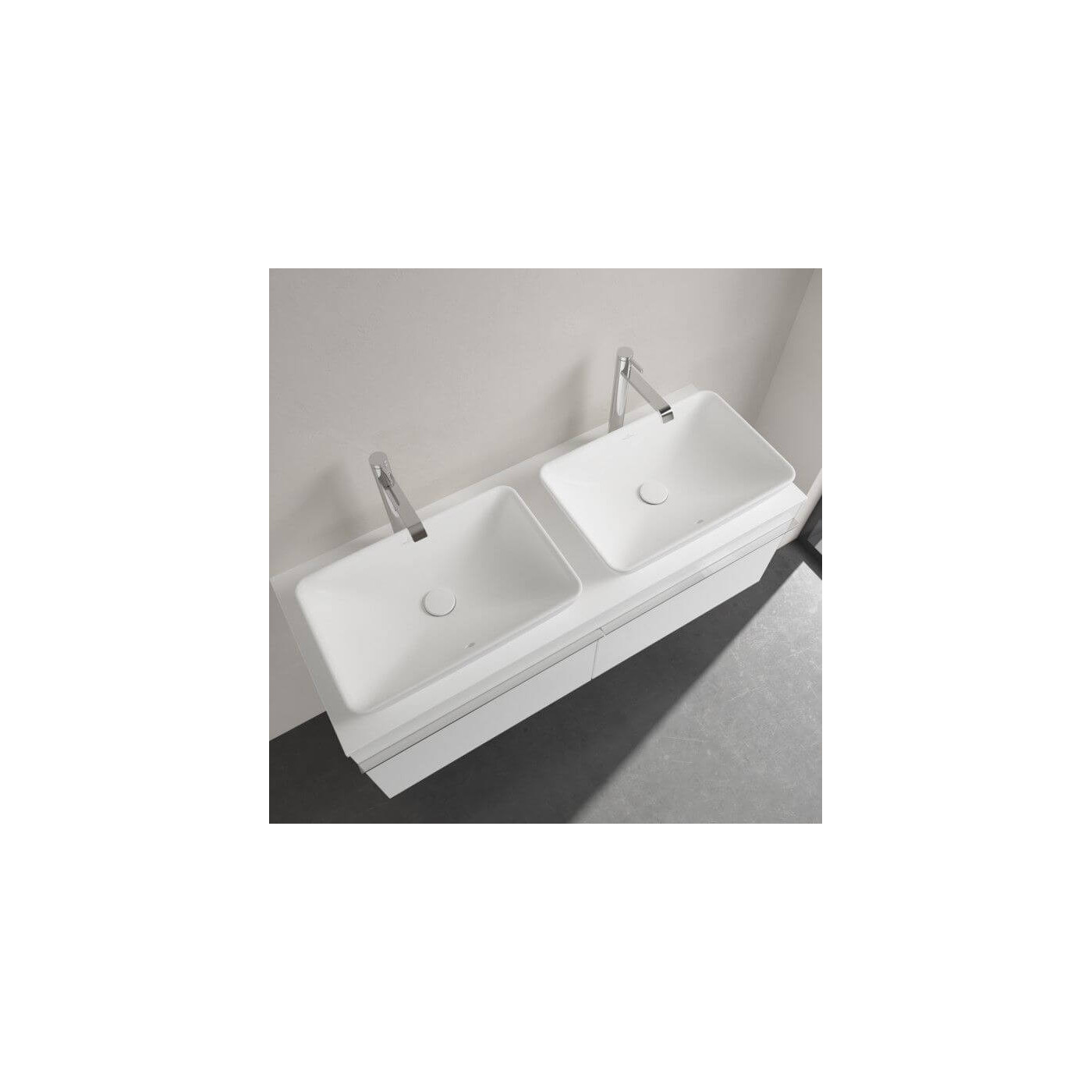 Umywalka Nablatowa Venticello 55x36 CeramicPlus Weiss Alpin 411355R1 Villeroy&Boch