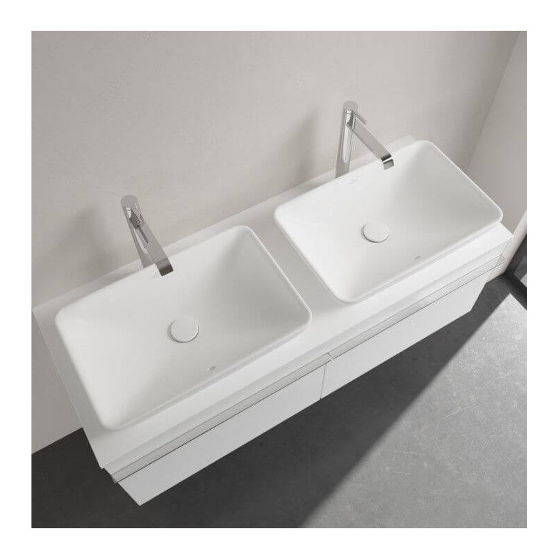 Umywalka Nablatowa Venticello 55x36 CeramicPlus Weiss Alpin 411355R1 Villeroy&Boch