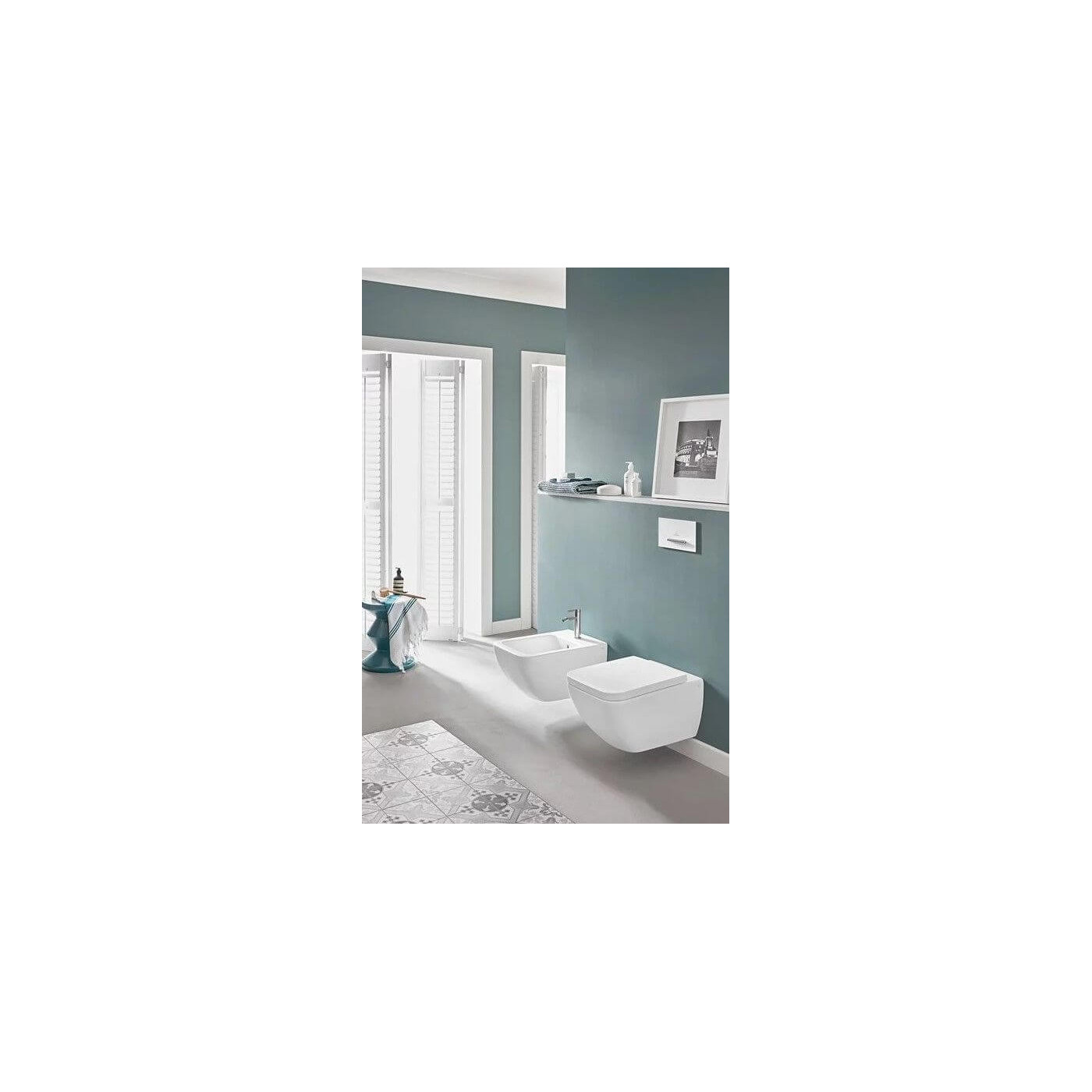 Bidet Wiszący Venticello 37,5x56 CeramicPlus Weiss Alpin 441100R1 Villeroy&Boch