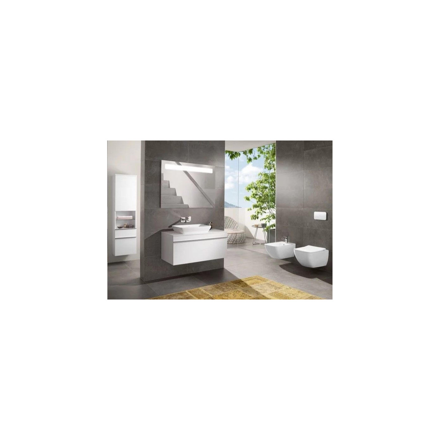 Bidet Wiszący Venticello 37,5x56 CeramicPlus Weiss Alpin 441100R1 Villeroy&Boch