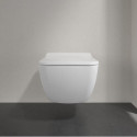 Miska WC Venticello Z Deską Wolnoopadającą CeramicPlus Weiss Alpin 4611RSR1 Villeroy&Boch