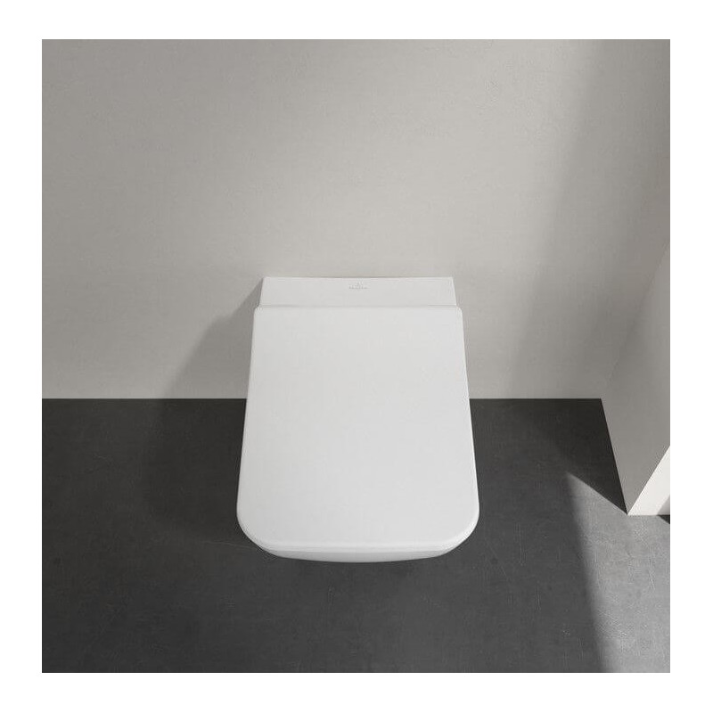 Miska WC Venticello Z Deską Wolnoopadającą CeramicPlus Weiss Alpin 4611RSR1 Villeroy&Boch
