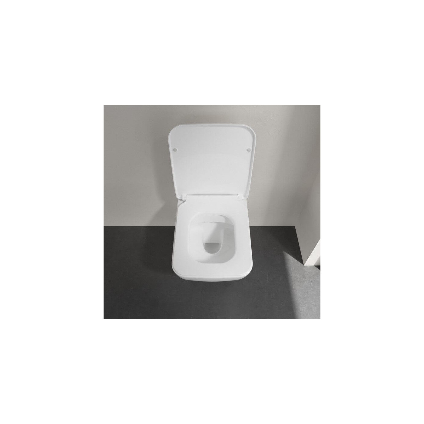 Miska WC Venticello Z Deską Wolnoopadającą CeramicPlus Weiss Alpin 4611RSR1 Villeroy&Boch