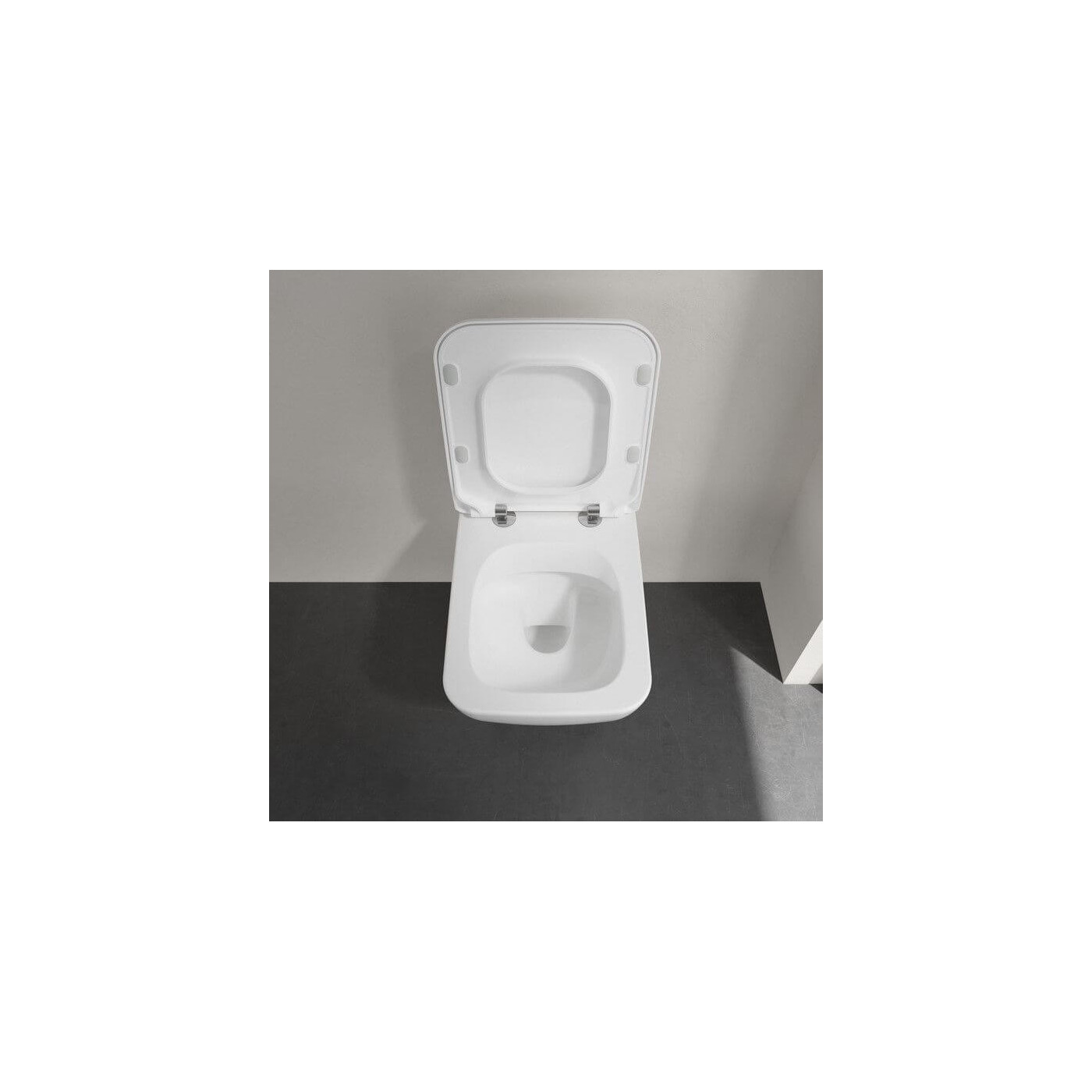 Miska WC Venticello Z Deską Wolnoopadającą CeramicPlus Weiss Alpin 4611RSR1 Villeroy&Boch