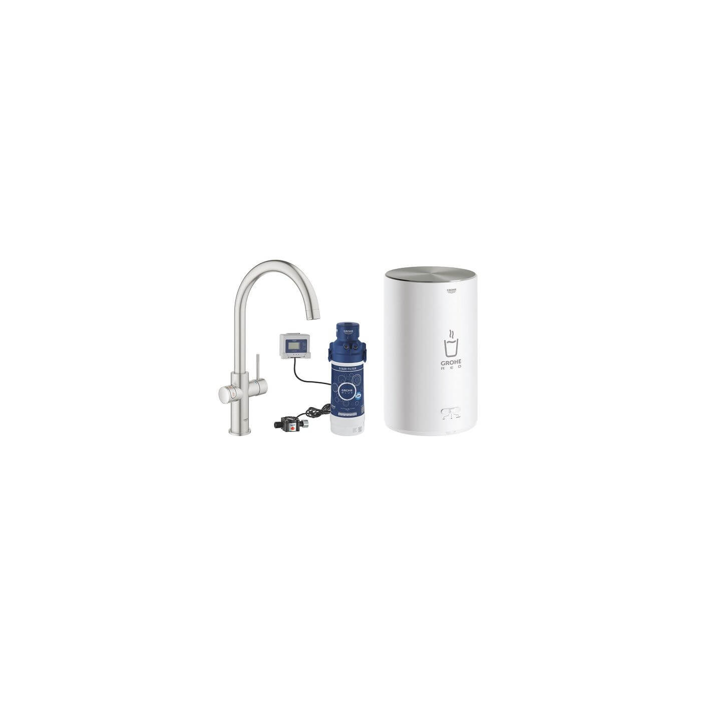 Wylewka I Bojler W Rozmiarze M GROHE Red Duo Stal Nierdzewna 30083DC1 Grohe