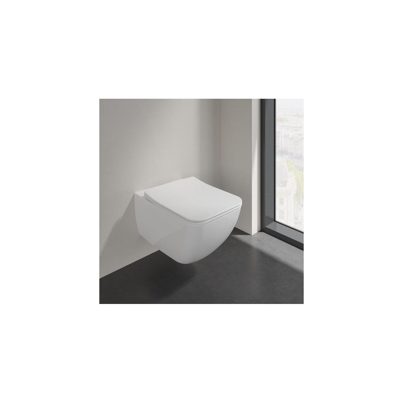 Miska WC Venticello Z Deską Wolnoopadającą Weiss Alpin 4611RL01 Villeroy&Boch