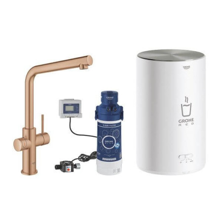 Wylewka I Bojler W Rozmiarze M GROHE Red Duo Brushed Warm Sunset 30327DL1 Grohe