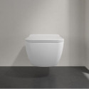 Miska WC Venticello Z Deską Wolnoopadającą CeramicPlus Weiss Alpin 4611RLR1 Villeroy&Boch