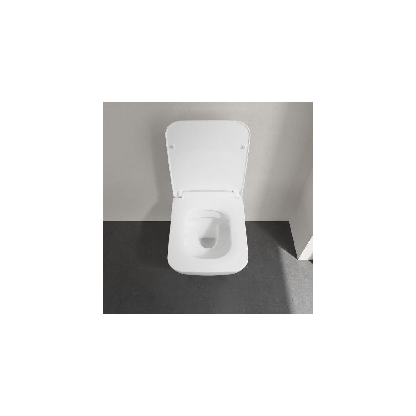 Miska WC Venticello Z Deską Wolnoopadającą CeramicPlus Weiss Alpin 4611RLR1 Villeroy&Boch
