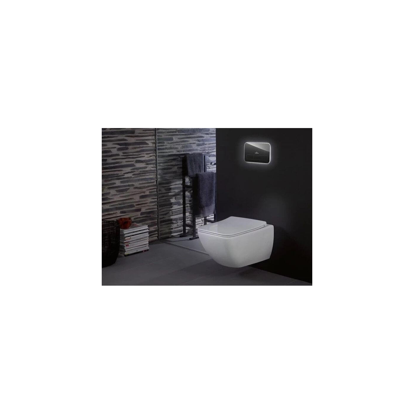 Miska WC Venticello Z Deską Wolnoopadającą CeramicPlus Weiss Alpin 4611RLR1 Villeroy&Boch