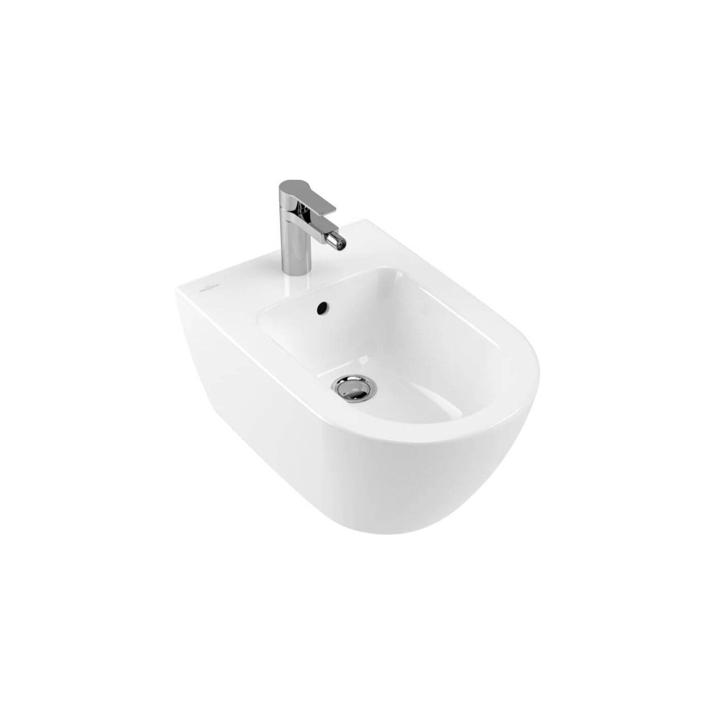 Bidet Wiszący Subway 2.0 37x56,5 CeramicPlus Weiss Alpin 540000R1 Villeroy&Boch