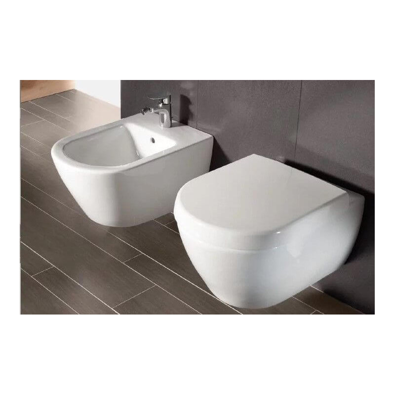Bidet Wiszący Subway 2.0 37x56,5 CeramicPlus Weiss Alpin 540000R1 Villeroy&Boch