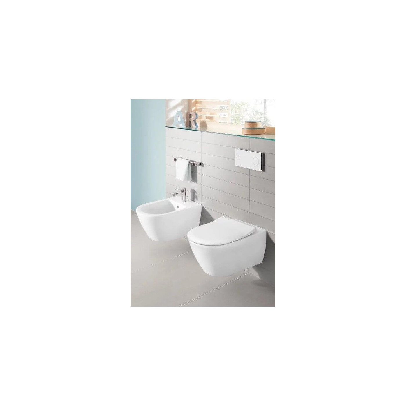 Miska WC Subway 2.0 Z Deską Wolnoopadającą CeramicPlus Weiss Alpin 5614R2R1 Villeroy&Boch