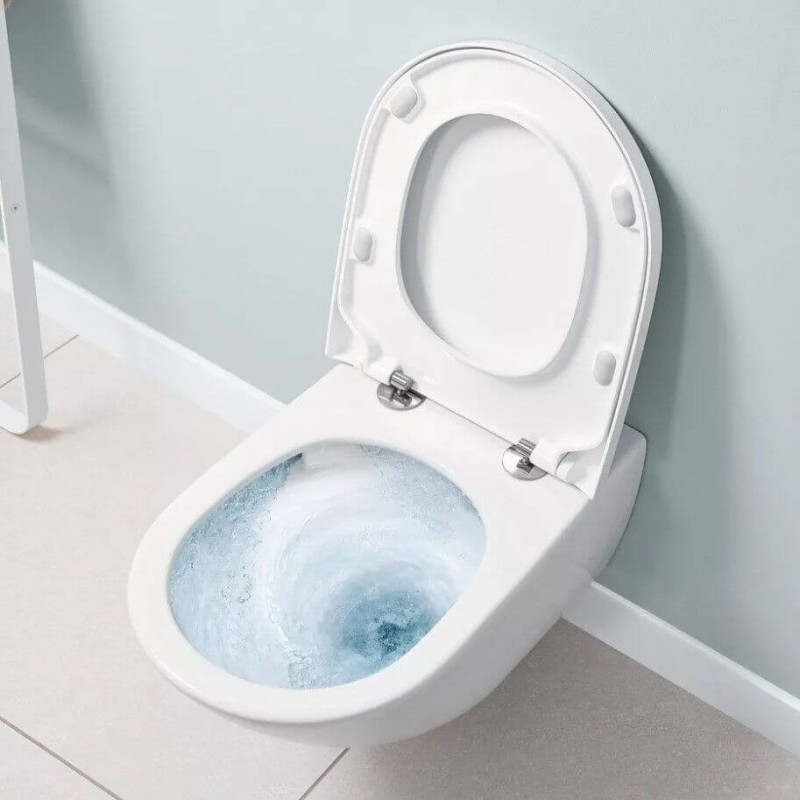 Miska WC Subway 3.0 Z Deską Wolnoopadającą CeramicPlus Weiss Alpin 4670TSR1 Villeroy&Boch