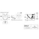 Miska WC Subway 3.0 Z Deską Wolnoopadającą CeramicPlus Weiss Alpin 4670TSR1 Villeroy&Boch