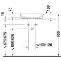 Umywalka Nablatowa Cape Cod 50x40,5 2339500000 Duravit