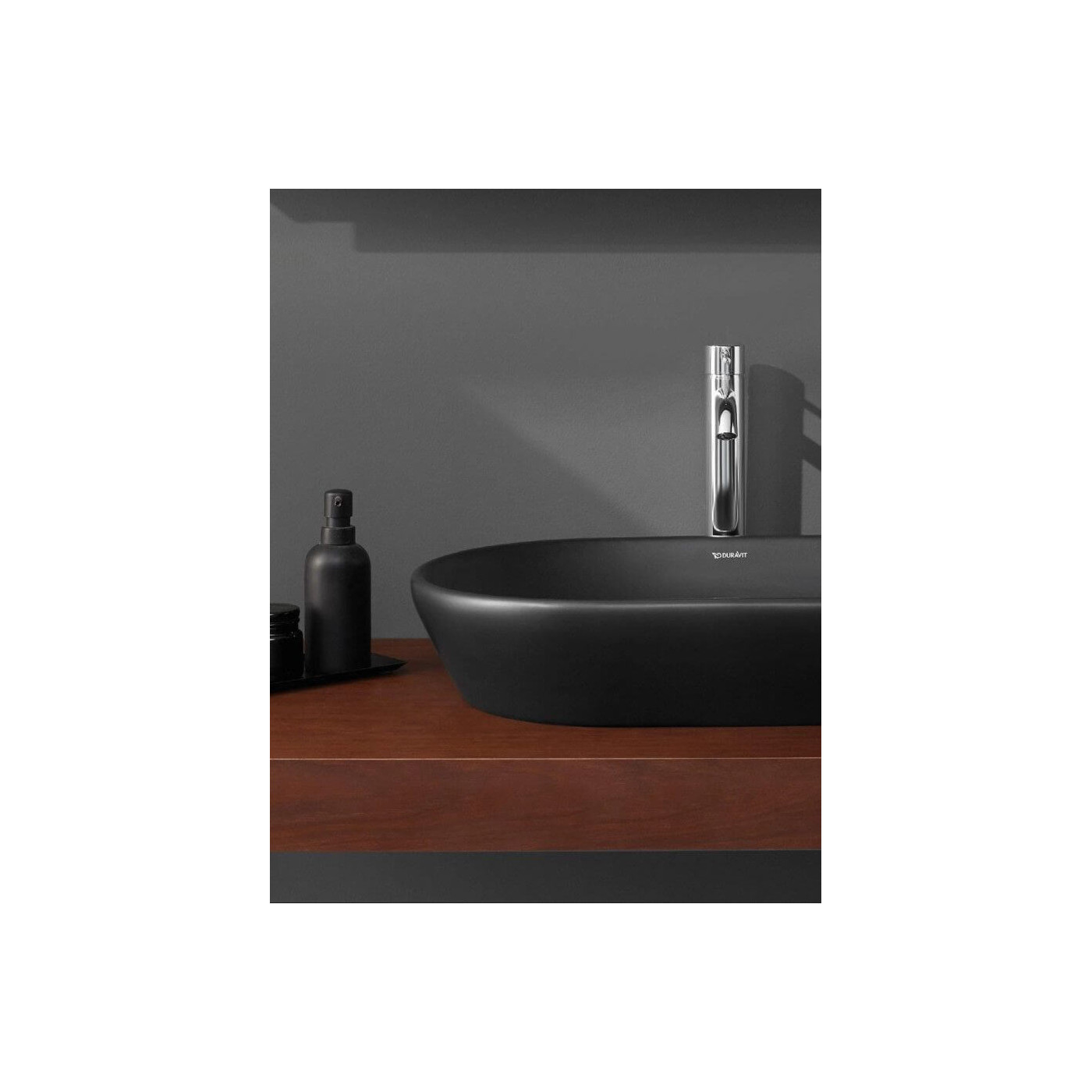 Umywalka Nablatowa D-Neo 60x40 Antracyt Mat 2372601370 Duravit