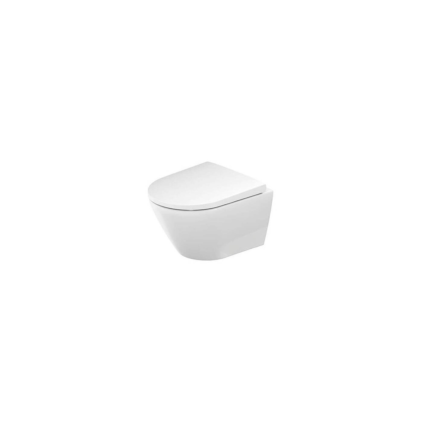 Miska WC Rimless 257709 D-Neo 37x48 Z Deską Wolnoopadającą 45880900A1 Duravit