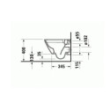 Miska WC Rimless 257709 D-Neo 37x48 Z Deską Wolnoopadającą 45880900A1 Duravit