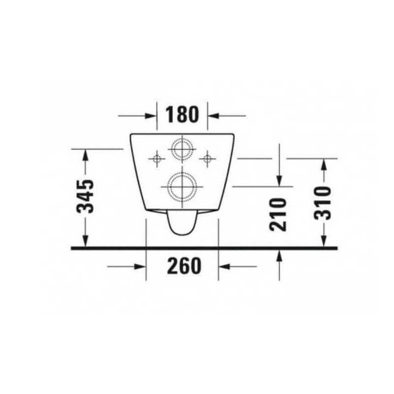Miska WC Rimless 257709 D-Neo 37x48 Z Deską Wolnoopadającą 45880900A1 Duravit