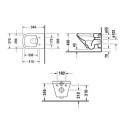 Miska WC Rimless 255109 DuraStyle Z Deską Wolnoopadającą 45510900A1 Duravit