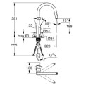 Bateria Kuchenna Eurosmart Cosmopolitan 31481001 Grohe