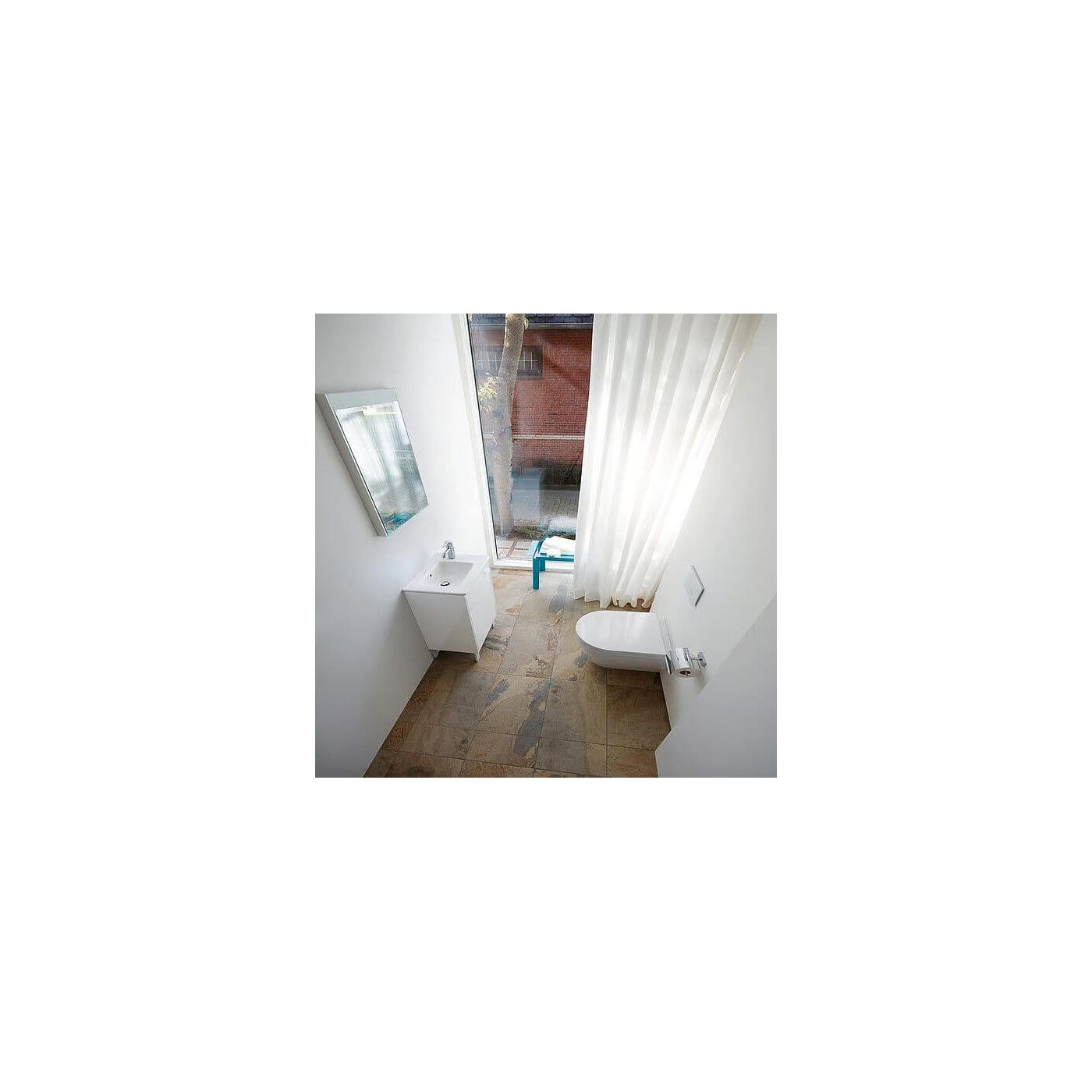 Miska WC Rimless 48 Me By Starck 36,5x48 Z Deską Wolnoopadającą 45300900A1 Duravit