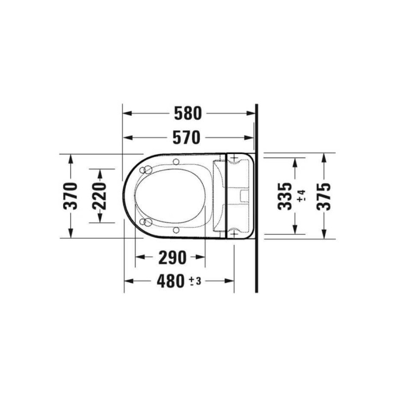 Miska WC D-Neo Compact 58x37,5 Z Deską Myjącą 654000012004300 Duravit
