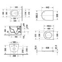 Miska WC Rimless Soleil By Starck 54x37 Z Deską Wolnoopadającą 45910920A1 Duravit