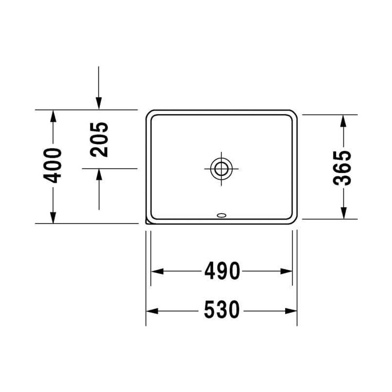 Umywalka Podblatowa Starck 3 49x36,5 0305490000 Duravit
