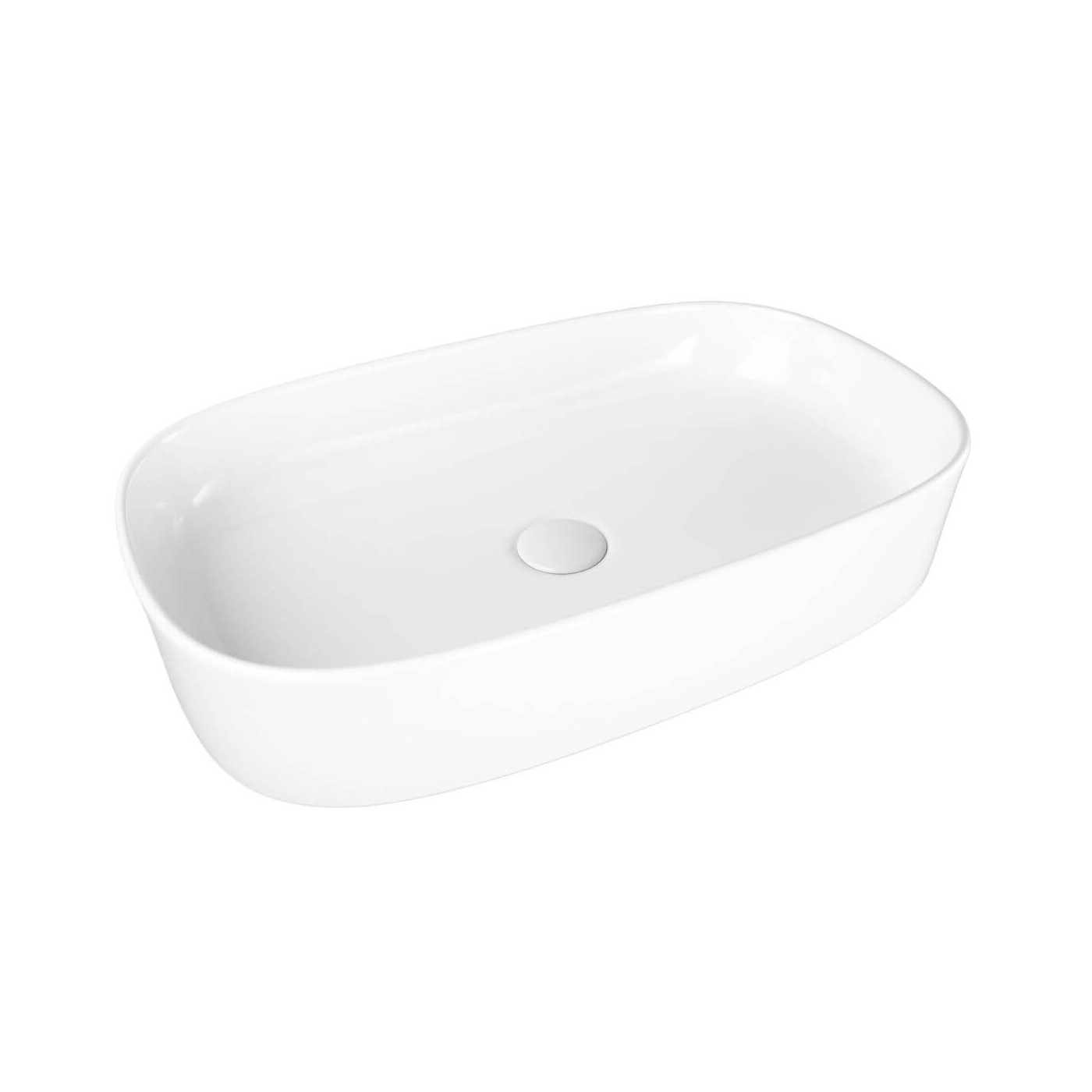 Umywalka Nablatowa Arosa 51x37,5x12 Biały 2000215138 Bevisa