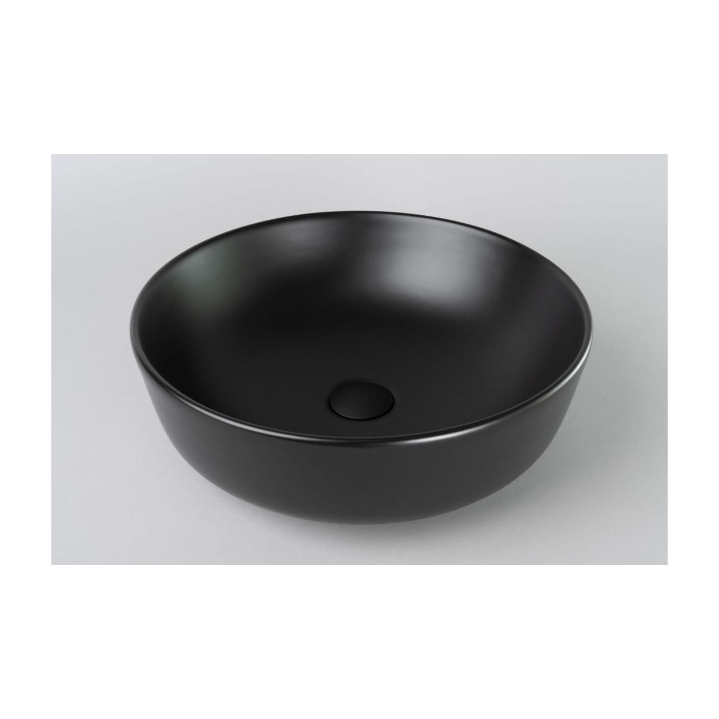 Umywalka Nablatowa Lusana 42x42x14 Black Matt 2150214214BM Bevisa