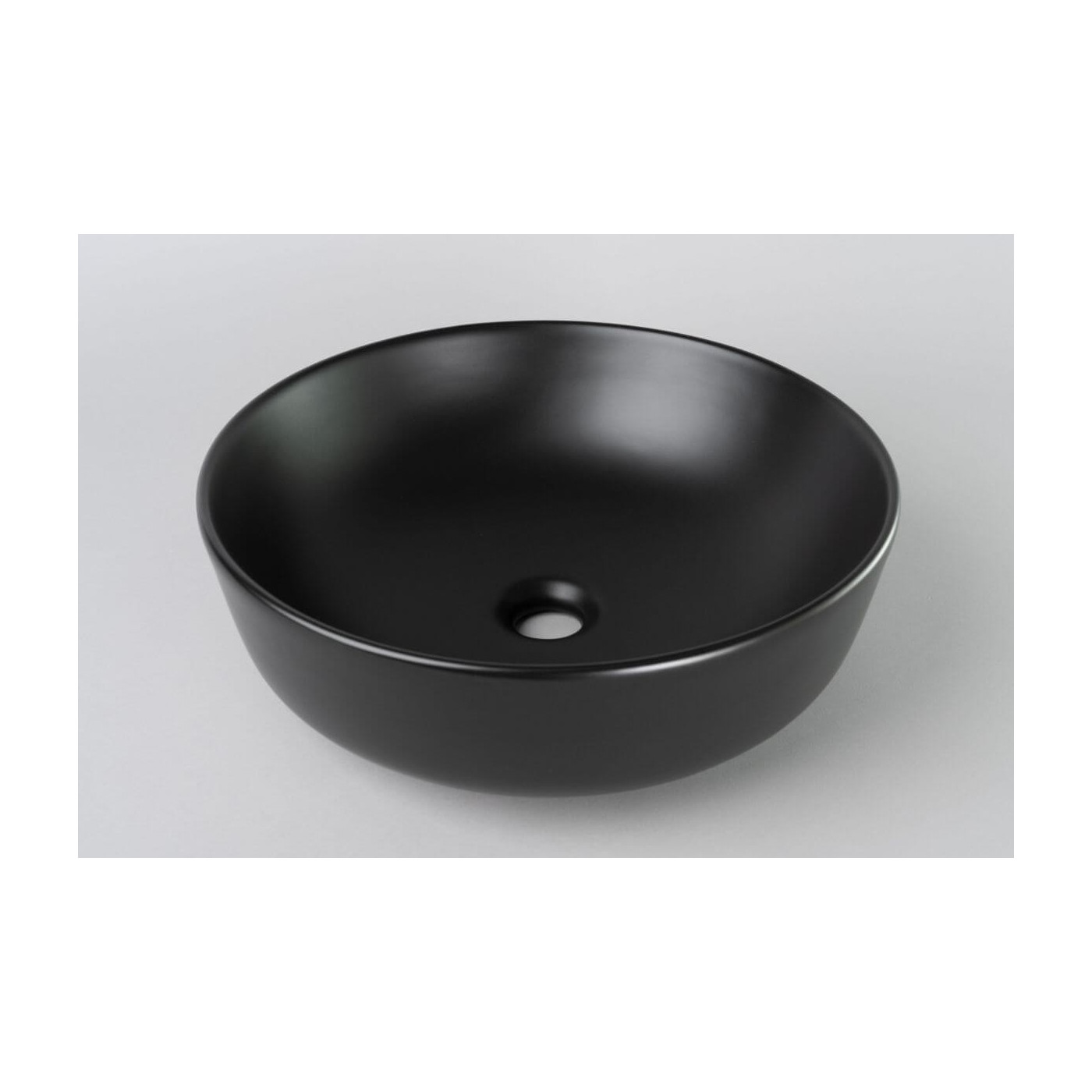 Umywalka Nablatowa Lusana 42x42x14 Black Matt 2150214214BM Bevisa