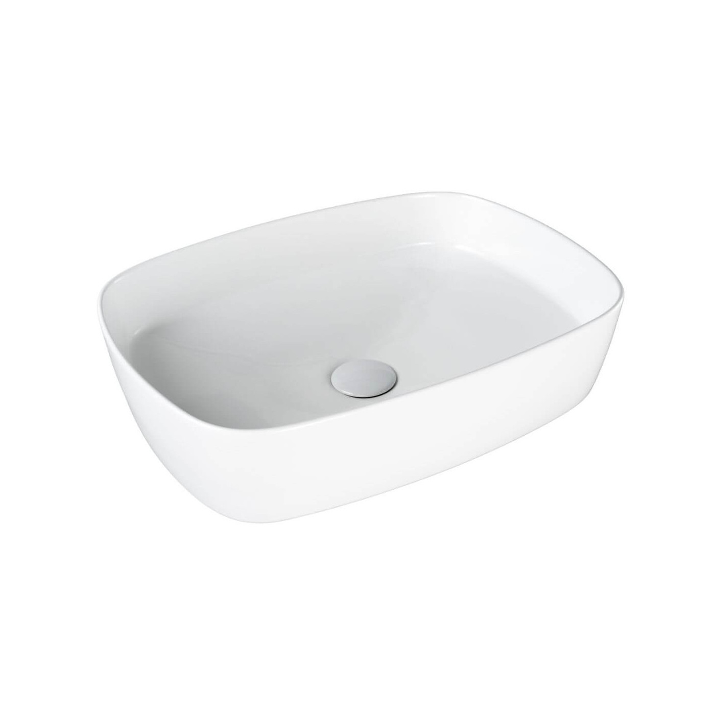Umywalka Nablatowa Serina 49,5x37x13,5 Biały 2600215037 Bevisa