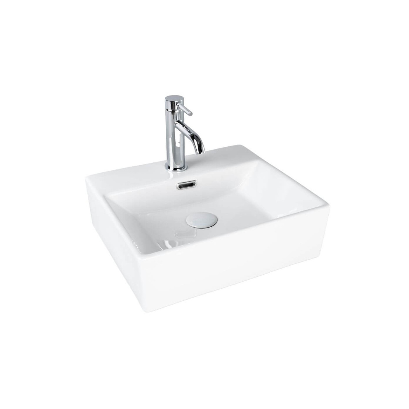 Umywalka Nablatowa Tirano 41x36x13 Biały 2750224136 Bevisa