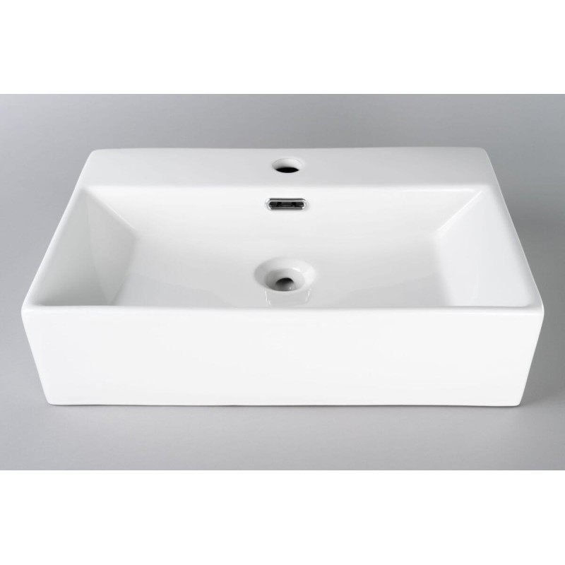 Umywalka Nablatowa Tirano 51x36x13 Biały 2750225136 Bevisa