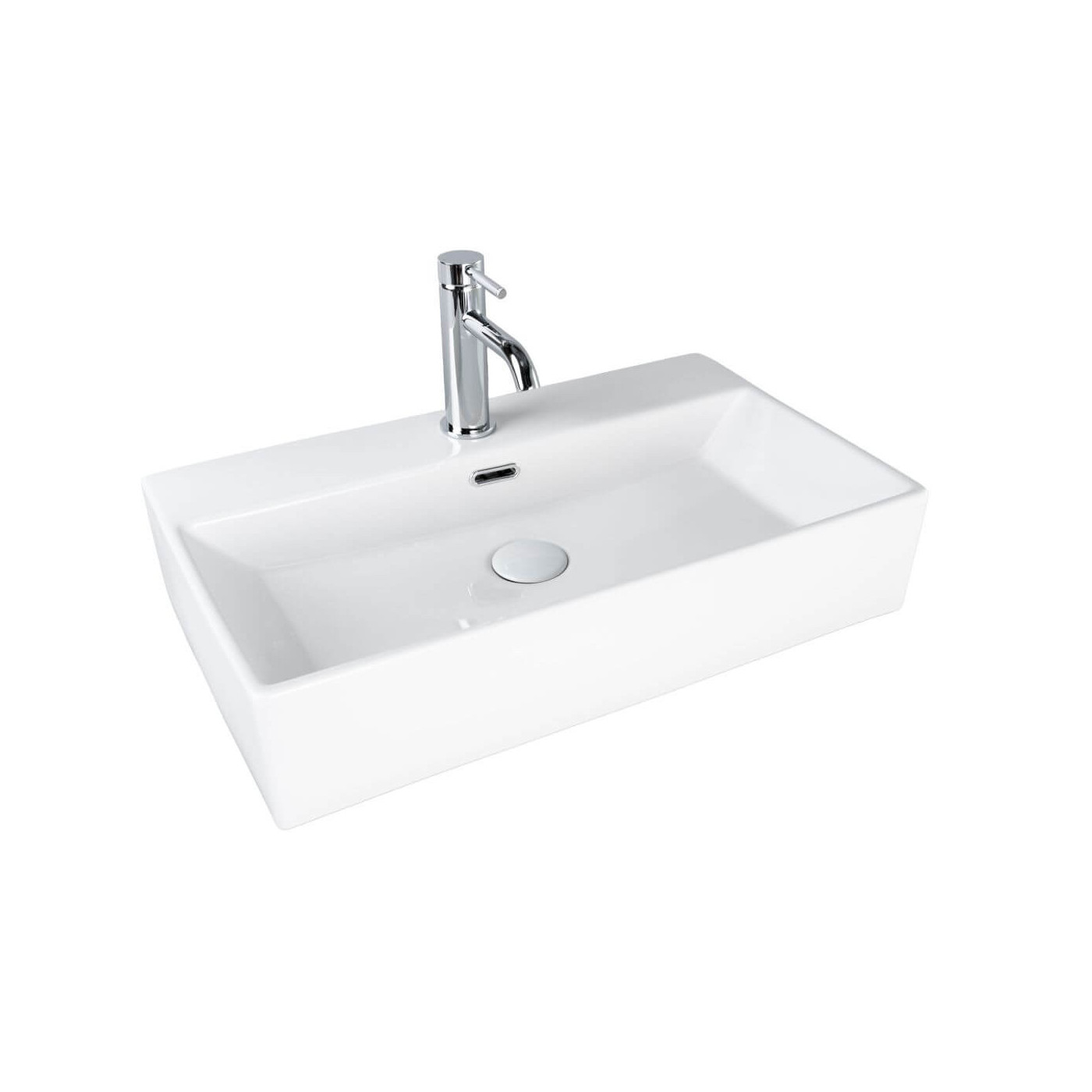 Umywalka Nablatowa Tirano 60x35,5x13 Biały 2750226036 Bevisa
