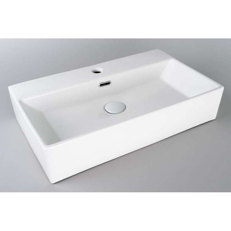 Umywalka Nablatowa Tirano 60x35,5x13 Biały 2750226036 Bevisa