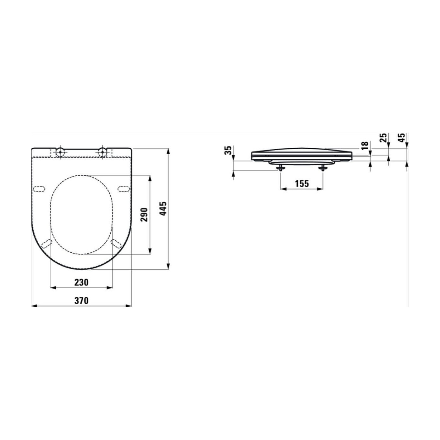 Deska Wolnoopadająca Slim Pro H8989667160001 Laufen