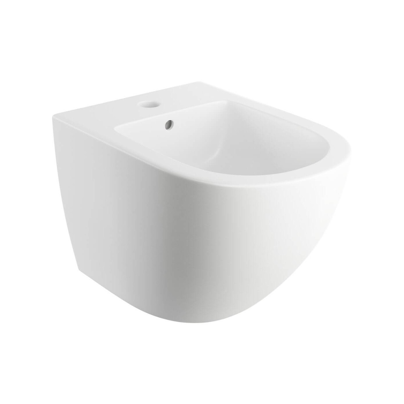 Bidet Wiszący Ottawa Biały Mat 49x37 cm OTTAWABIBM Omnires