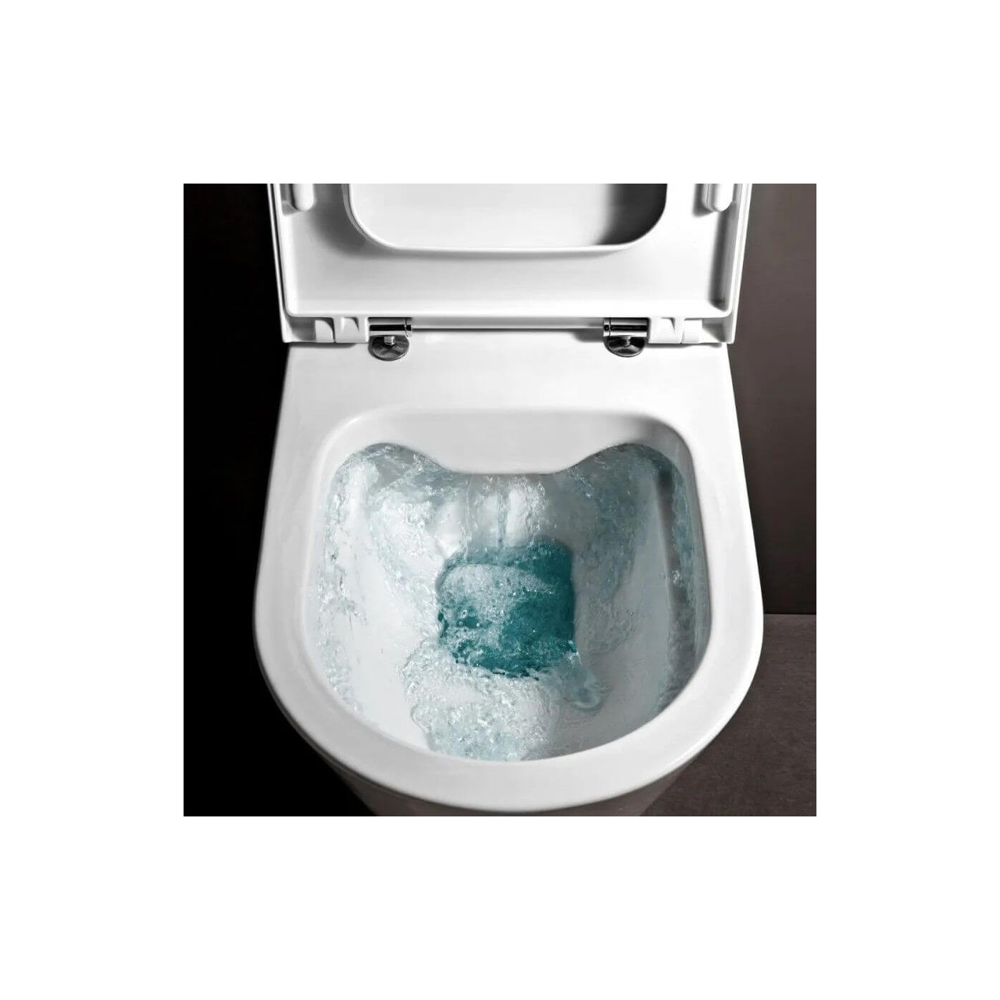 Miska WC Podwieszana Rimless Z Powłoką LCC 545x370 mm Kartell Biały H8203374000001 Laufen